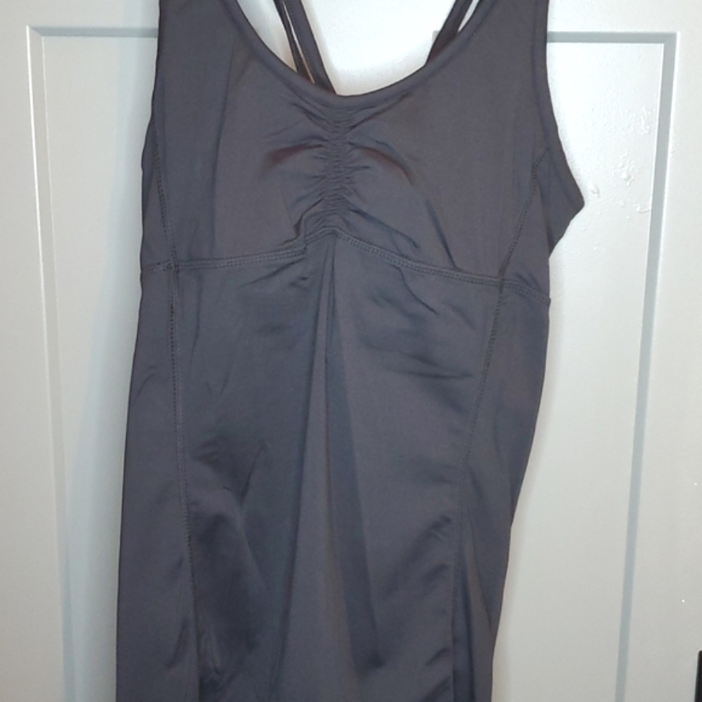 NEW Racerback sports top with shelf bra XL